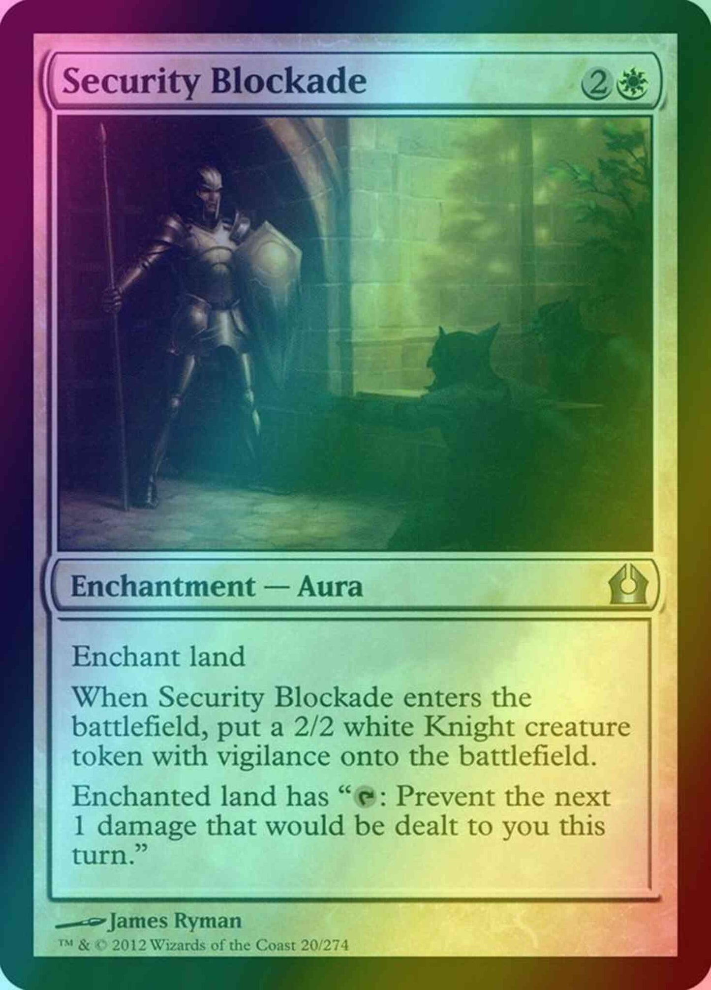 Security Blockade [20] [Return To Ravnica] [Foil]