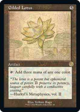 Gilded Lotus [80] [Retro Frame] [Schematic] [The Brothers' War Retro Artifacts] [Non-Foil]