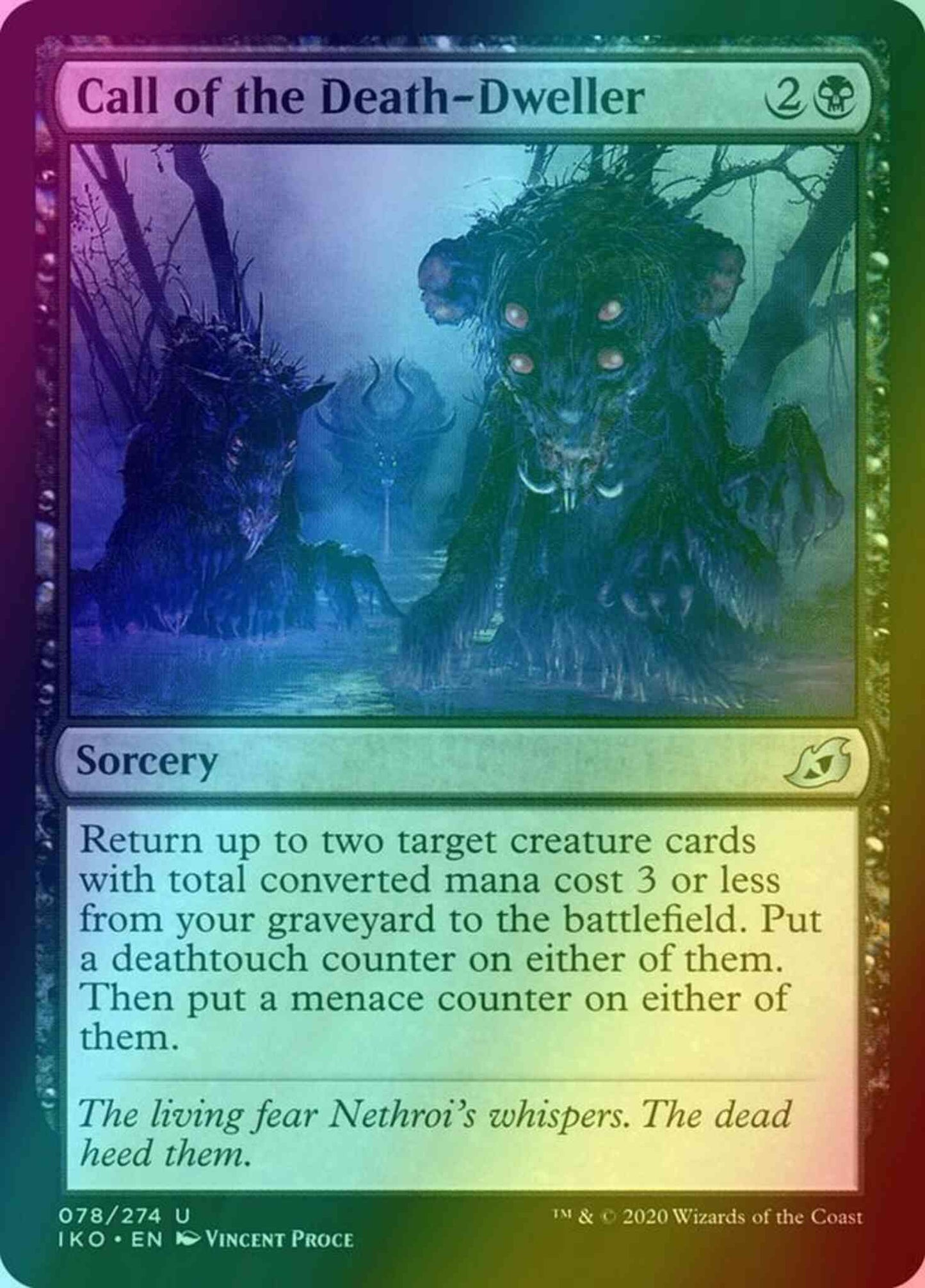 Call of the Death-Dweller [78] [Ikoria: Lair of Behemoths] [Foil]