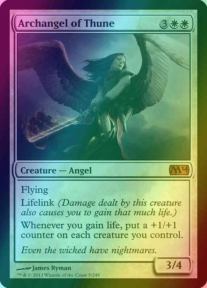 Archangel of Thune [5] [Magic 2014] [Foil]