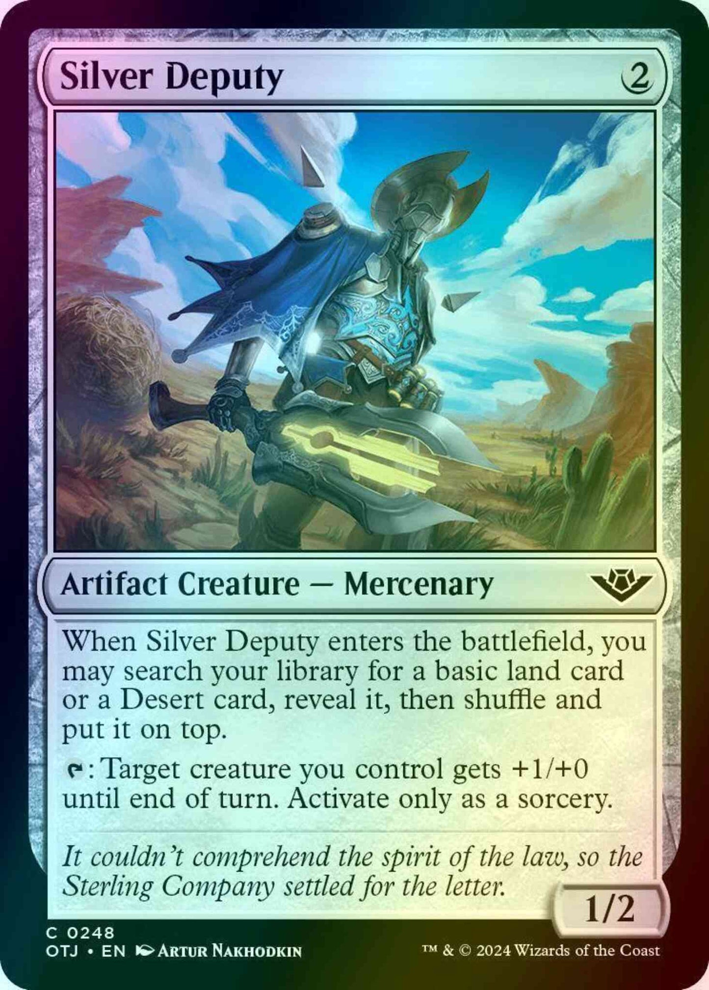 Silver Deputy [248] [Outlaws of Thunder Junction] [Foil]