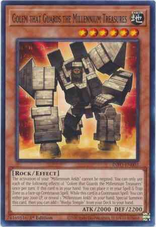 Golem that Guards the Millennium Treasures - INFO-EN002 - Common - 1st Edition