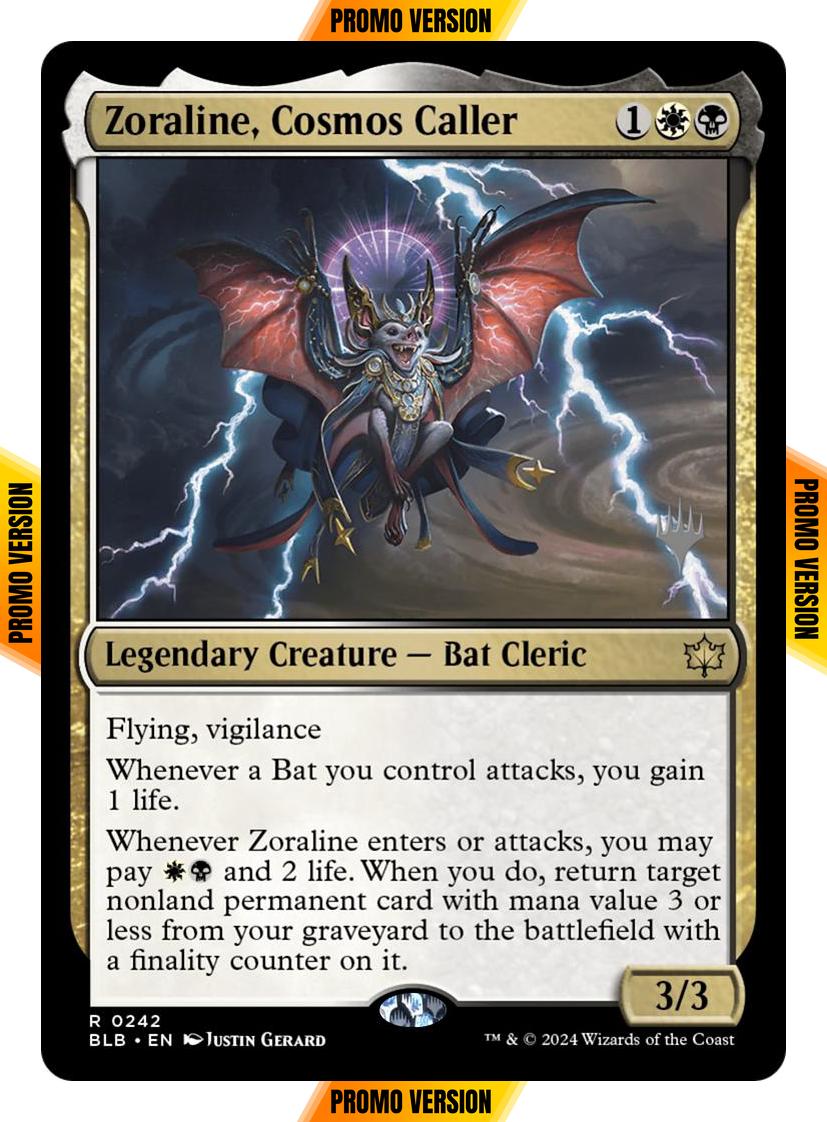 Zoraline, Cosmos Caller [242p] [Promo Pack] [Bloomburrow: Promos] [Non-Foil]