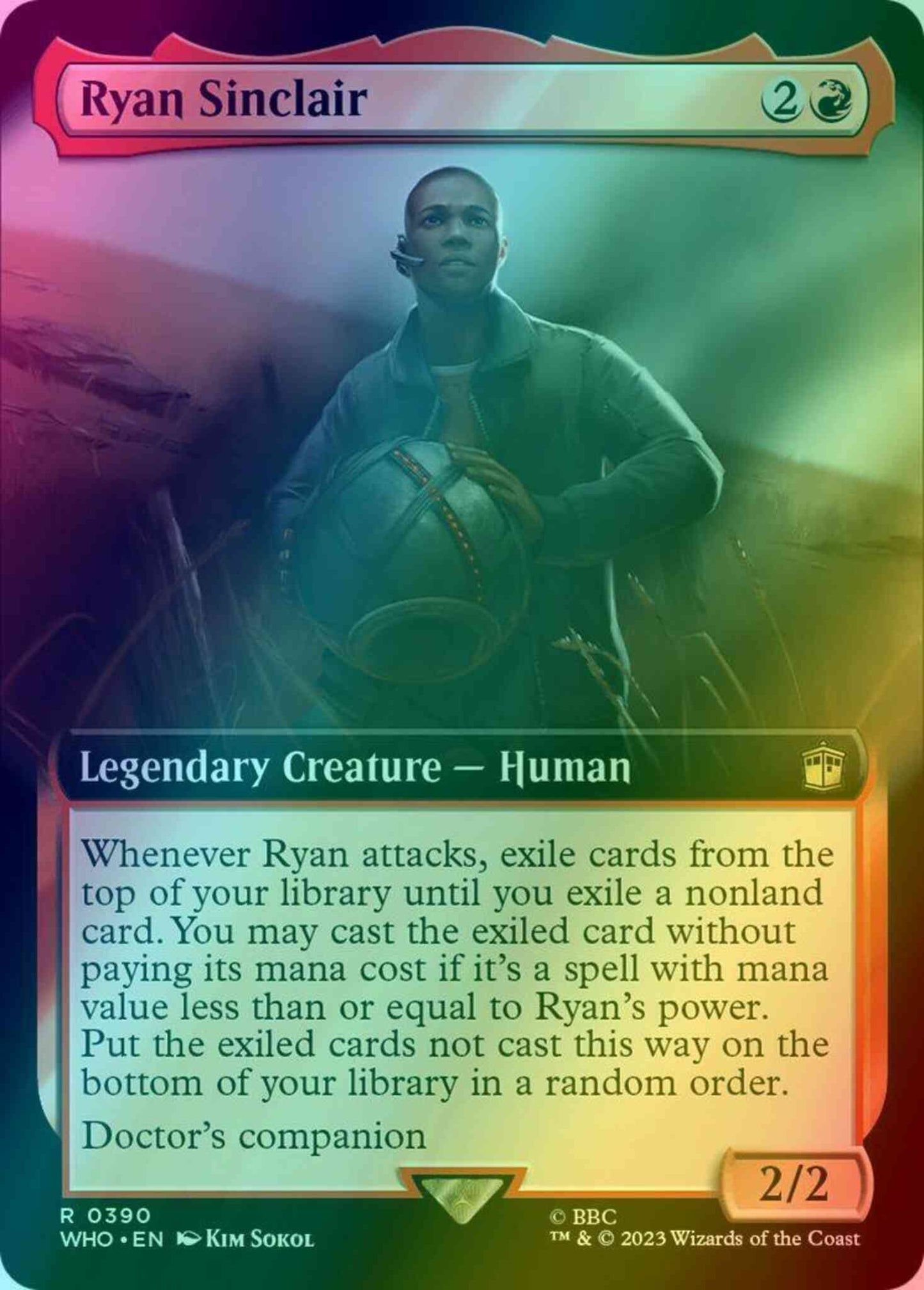 Ryan Sinclair [390] [Extended Art] [Universes Beyond: Doctor Who] [Foil]