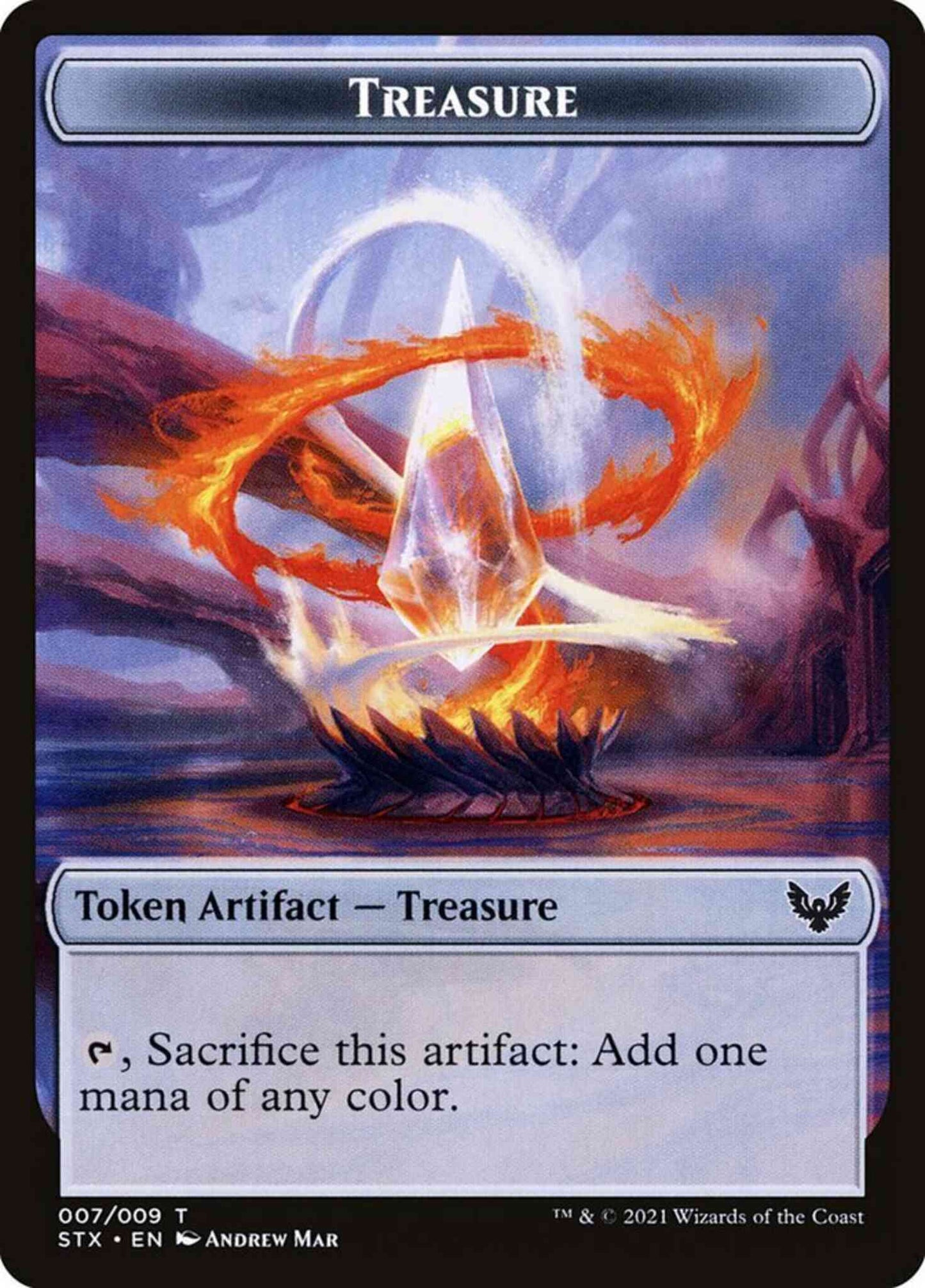 Treasure Token [07] [Strixhaven School of Mages Tokens] [Non-Foil]
