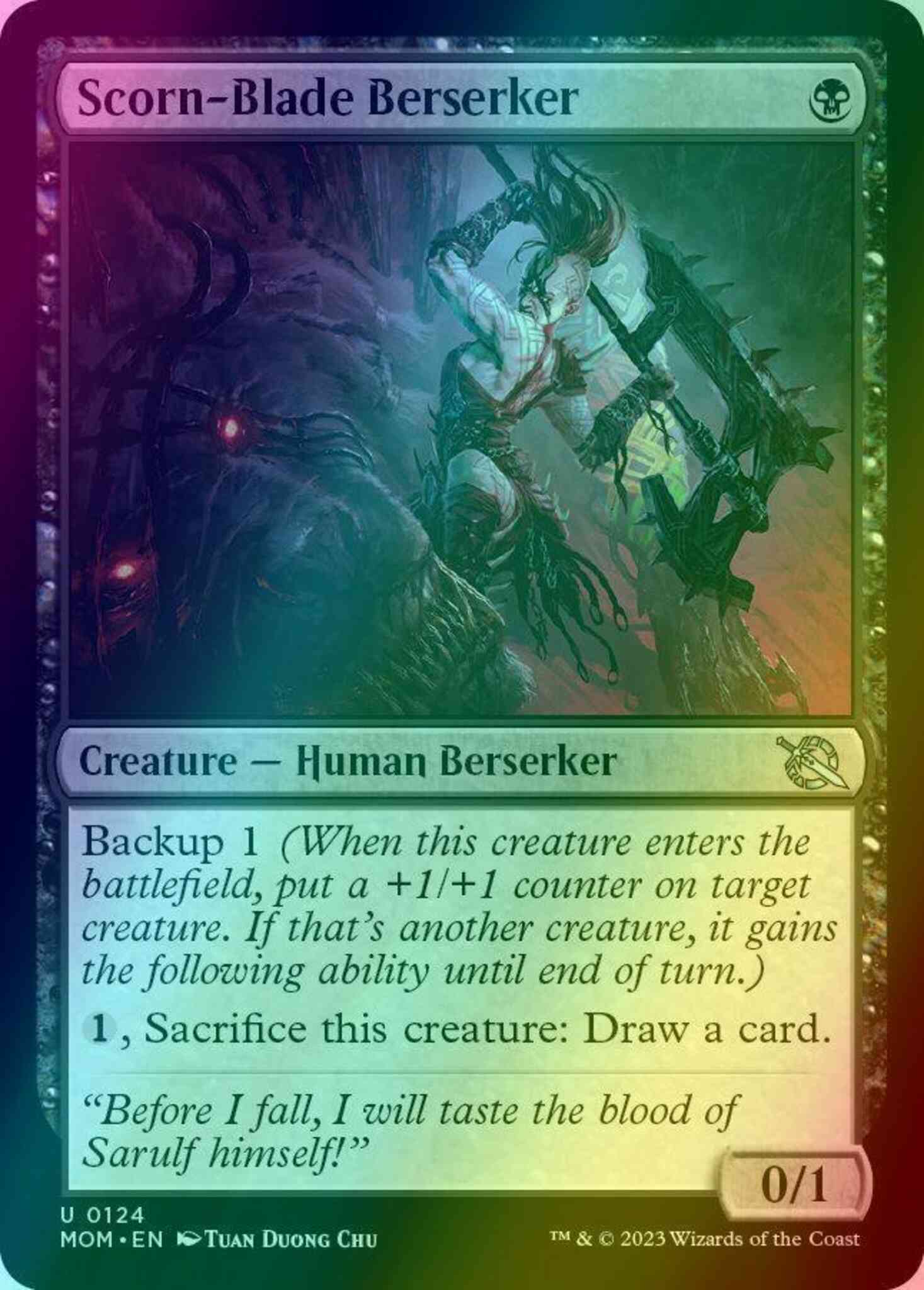 Scorn-Blade Berserker [124] [March of the Machine] [Foil] – Face to Face  Games
