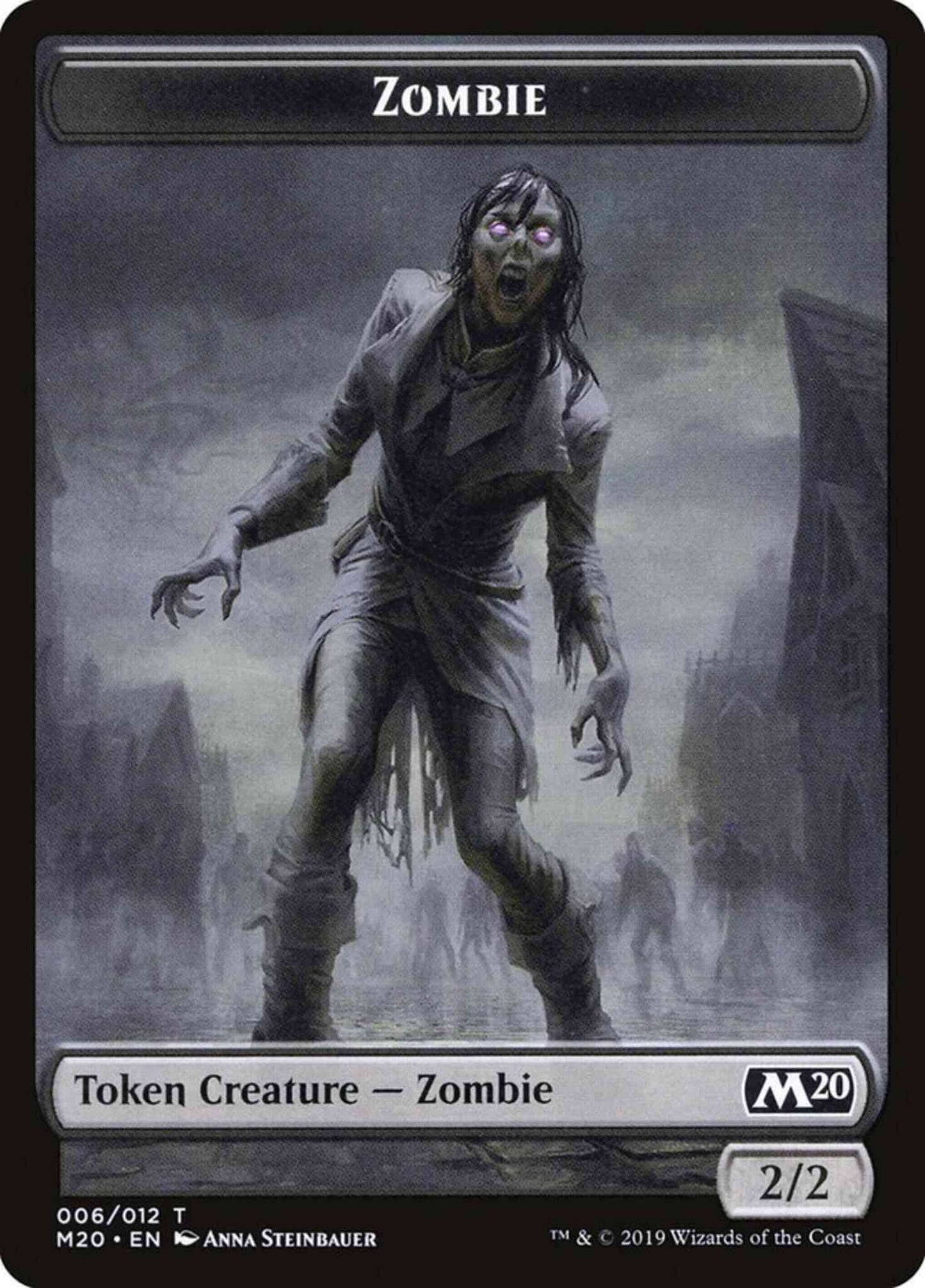 Zombie Token [06] [Core Set 2020 Tokens] [Non-Foil]