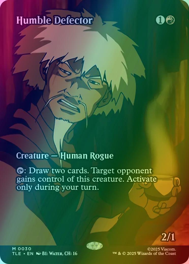 Humble Defector [30] [Borderless] [Source Material] [Avatar: The Last Airbender Eternal] [Foil]