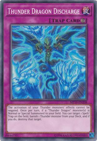 Thunder Dragon Discharge - MP19-EN208 - Common - Unlimited
