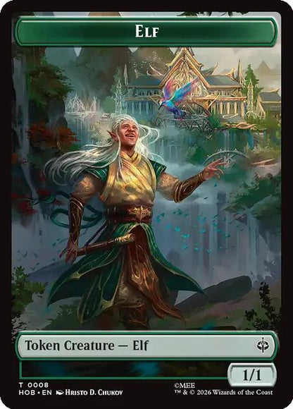 Elf Token (08) // Treasure Token (13) [The Hobbit: Tokens] [Non-Foil]