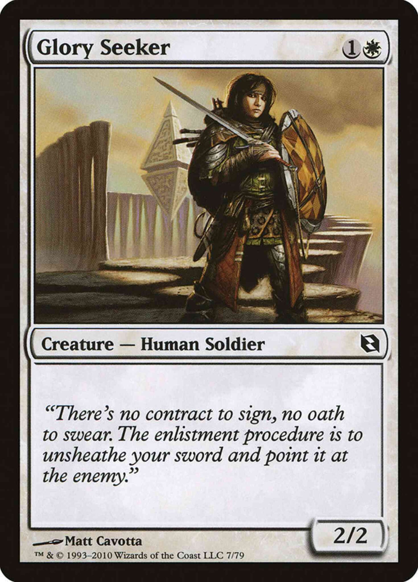 Glory Seeker [7] [Duel Decks: Elspeth vs. Tezzeret] [Non-Foil]
