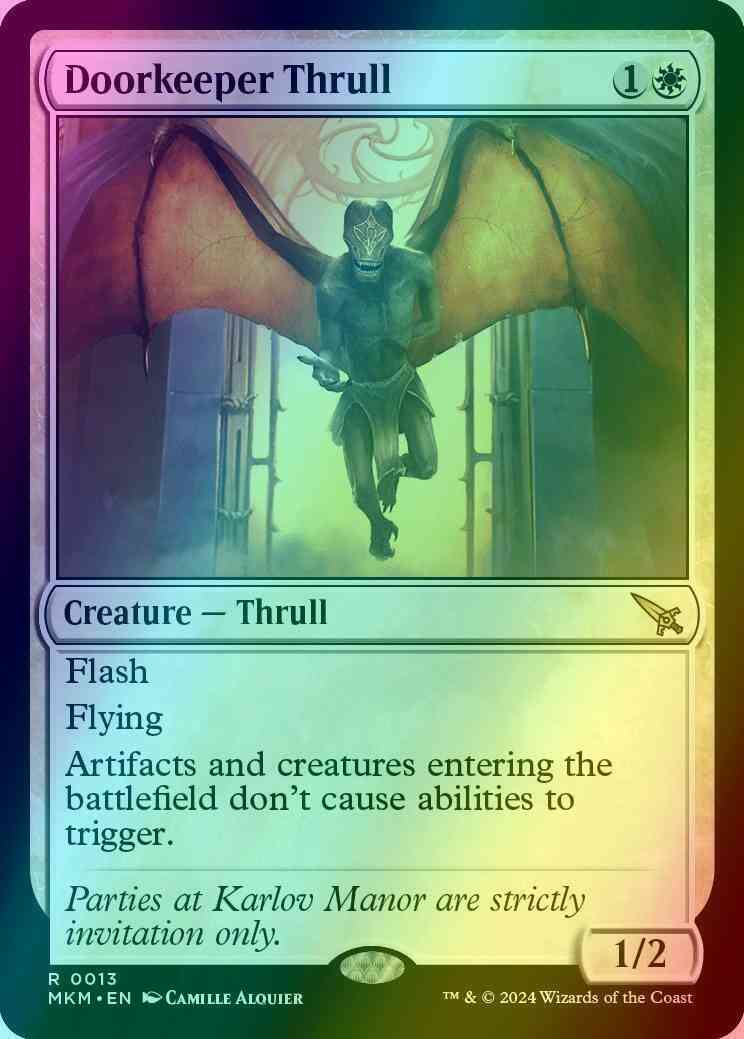 Doorkeeper Thrull [13] [Murders at Karlov Manor] [Foil]