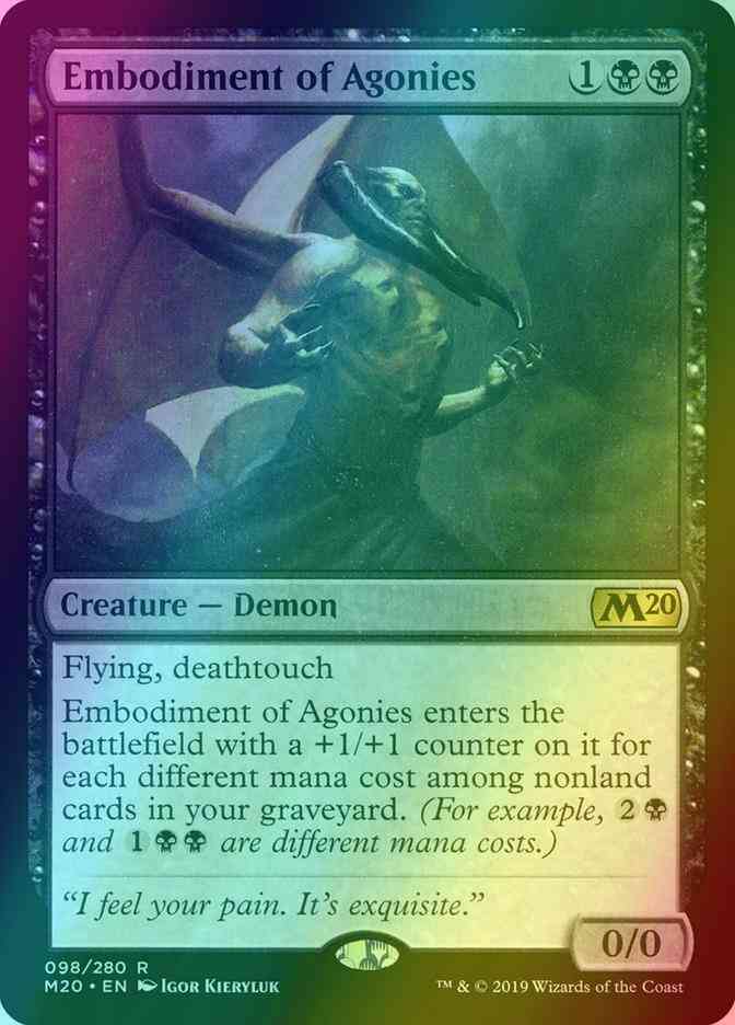 Embodiment of Agonies [98] [Core Set 2020] [Foil]