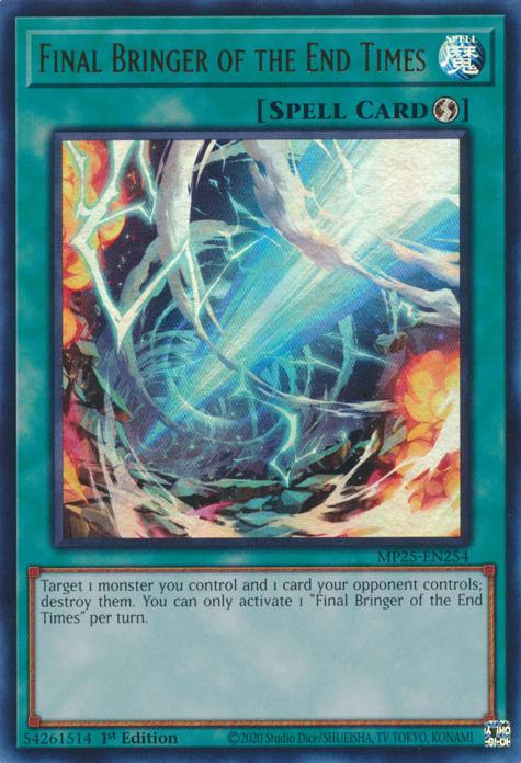 Final Bringer of the End Times - MP25-EN254 - Ultra Rare - 1st Edition