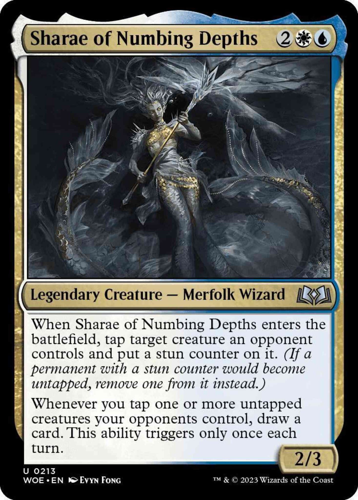 Sharae of Numbing Depths [213] [Wilds of Eldraine] [Non-Foil]
