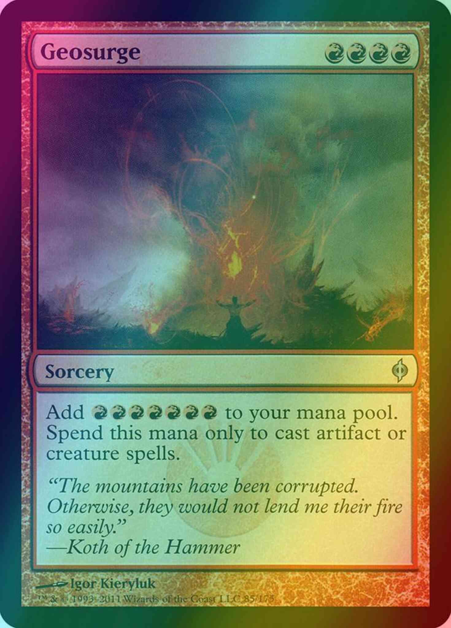 Geosurge [85] [New Phyrexia] [Foil] – Face to Face Games