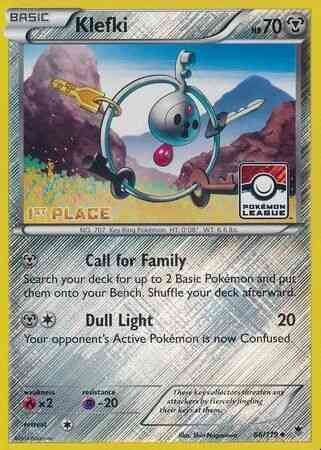 Klefki - 66/119 - Promo [League] [1st Place] [XY4MSP-66] [Reverse Holo]