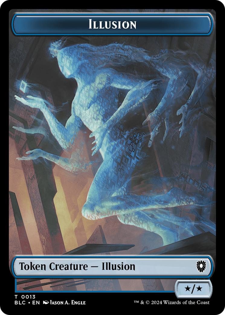 Goblin Token (21) // Illusion Token (13) [Bloomburrow: Commander: Tokens] [Non-Foil]