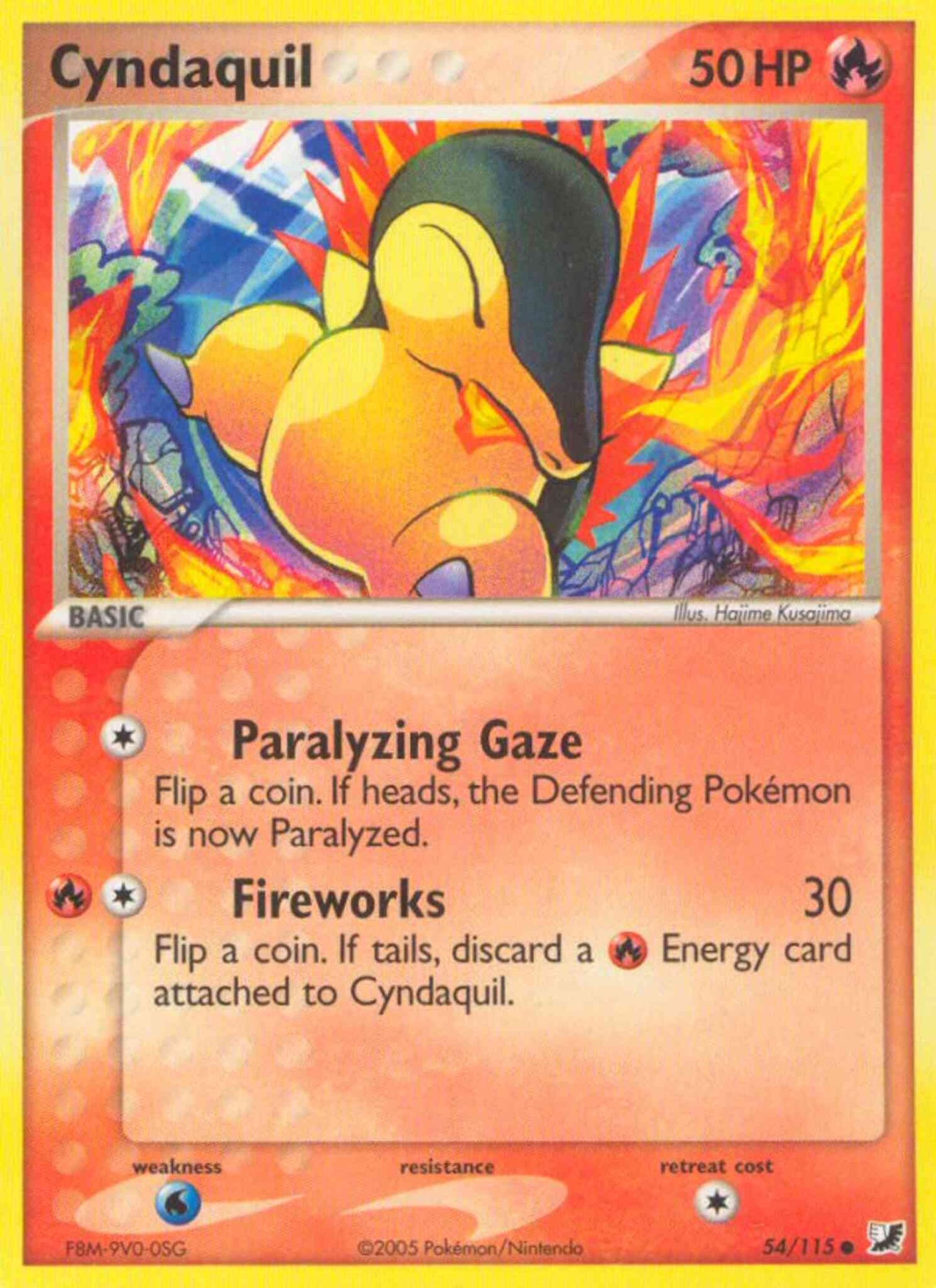 Cyndaquil - 54/115 - Common [ex10-54] [Non-Holo]