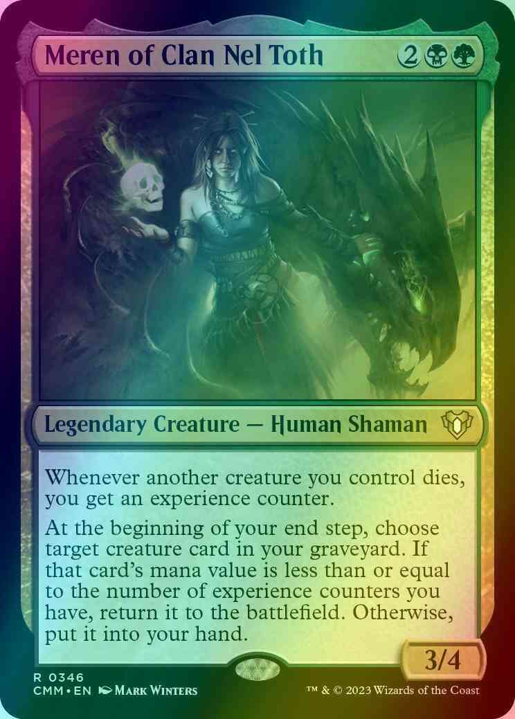 Meren of Clan Nel Toth [346] [Commander Masters] [Foil]