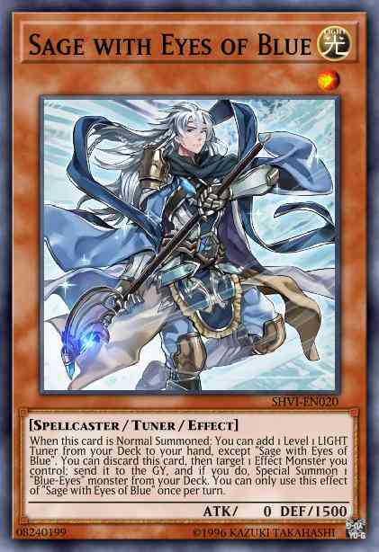Sage with Eyes of Blue - LCKC-EN015 - Secret Rare - 1st Edition