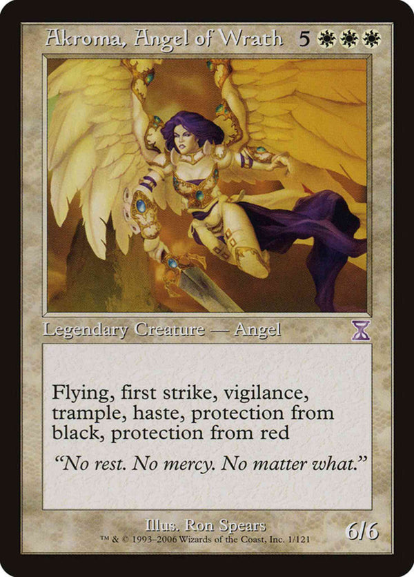 Akroma, Angel of Wrath [1] [Time Spiral Timeshifted] [Non-Foil]