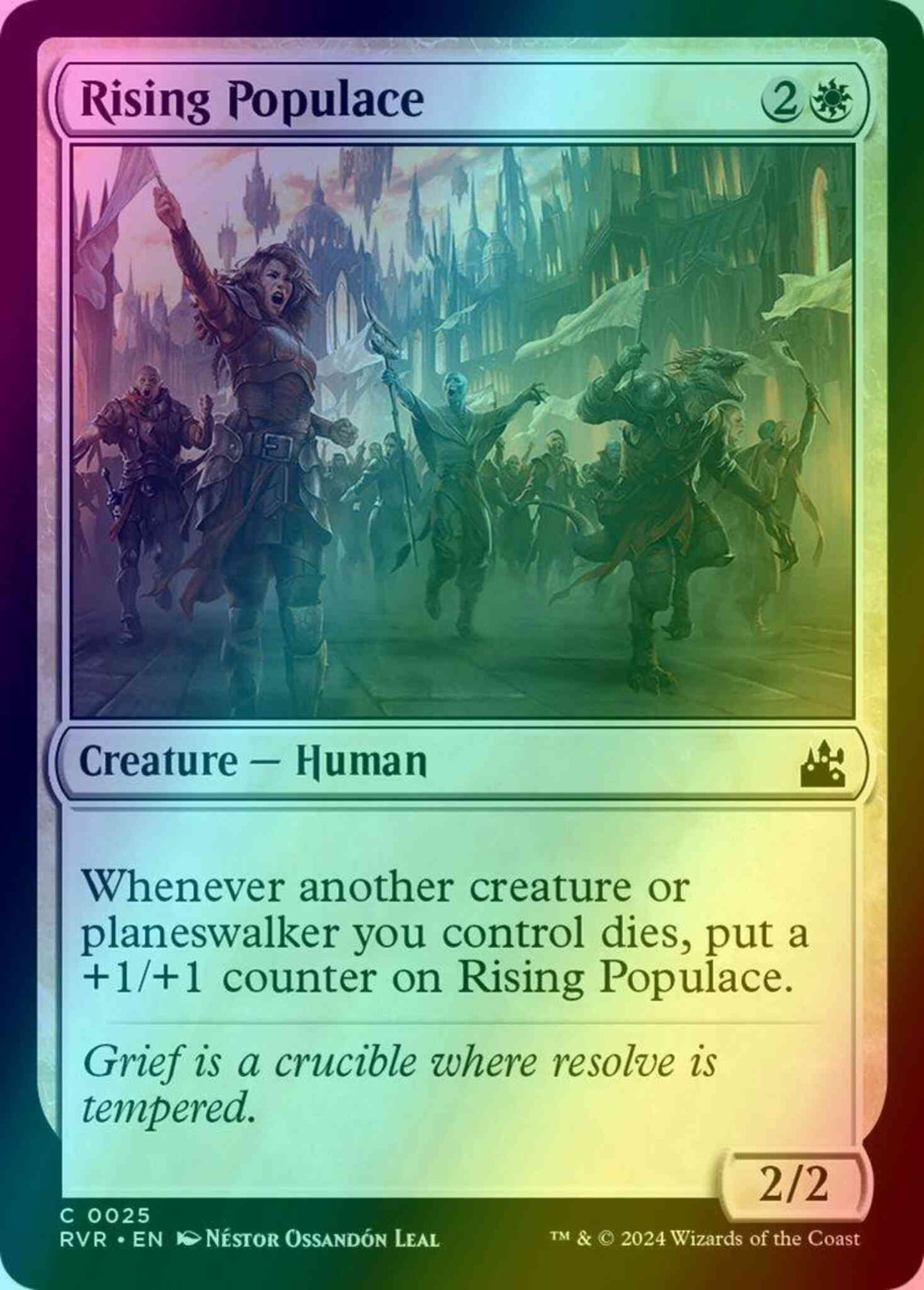 Rising Populace [25] [Ravnica Remastered] [Foil]