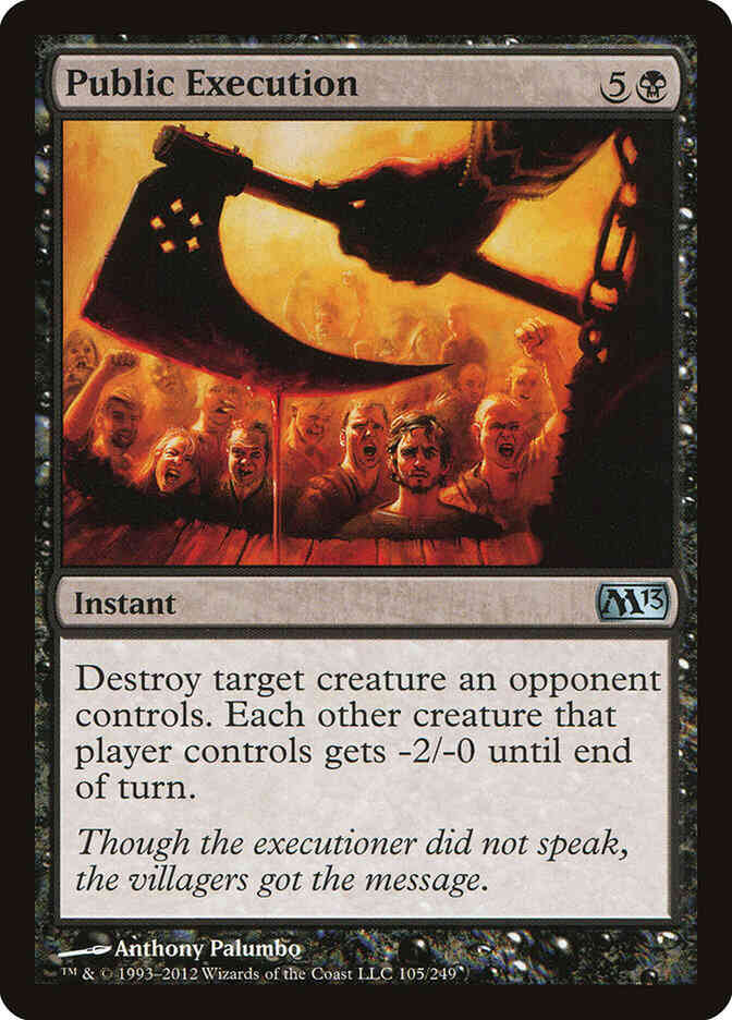 Public Execution [105] [Magic 2013] [Non-Foil]