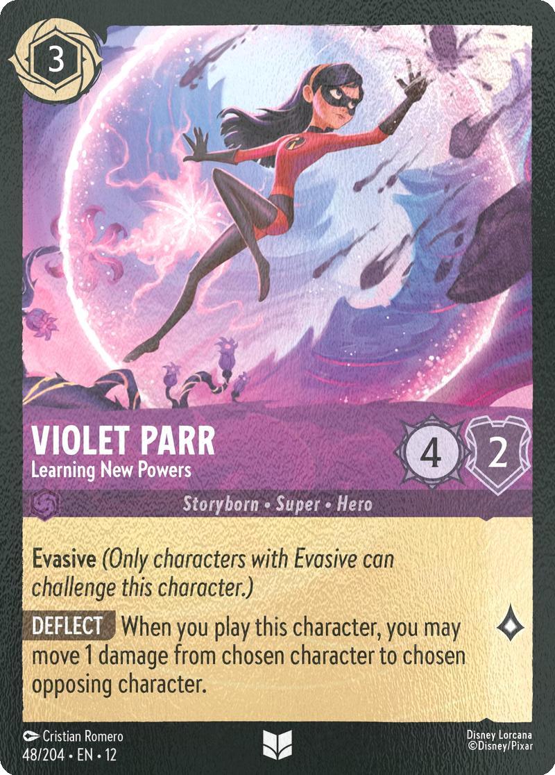 Violet Parr - Learning New Powers - 48/204 [Wilds Unknown] [Cold Foil]