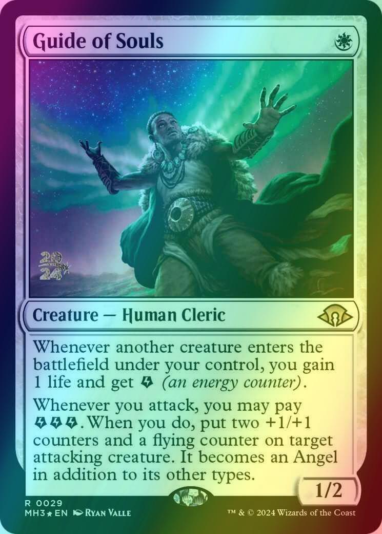Guide of Souls [29s] [Prerelease] [Modern Horizons 3: Promos] [Foil]