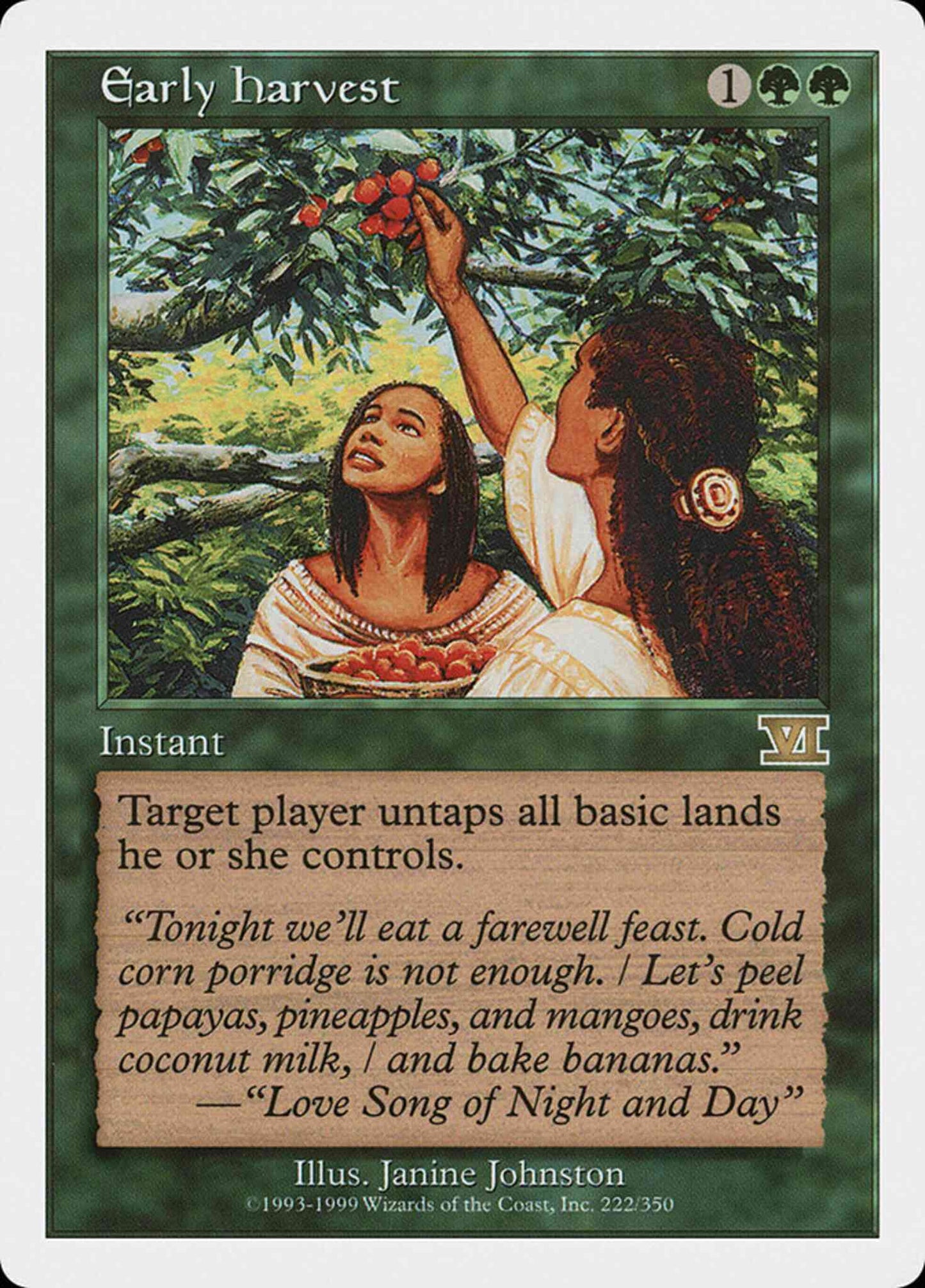 Early Harvest [222] [Classic Sixth Edition] [Non-Foil]