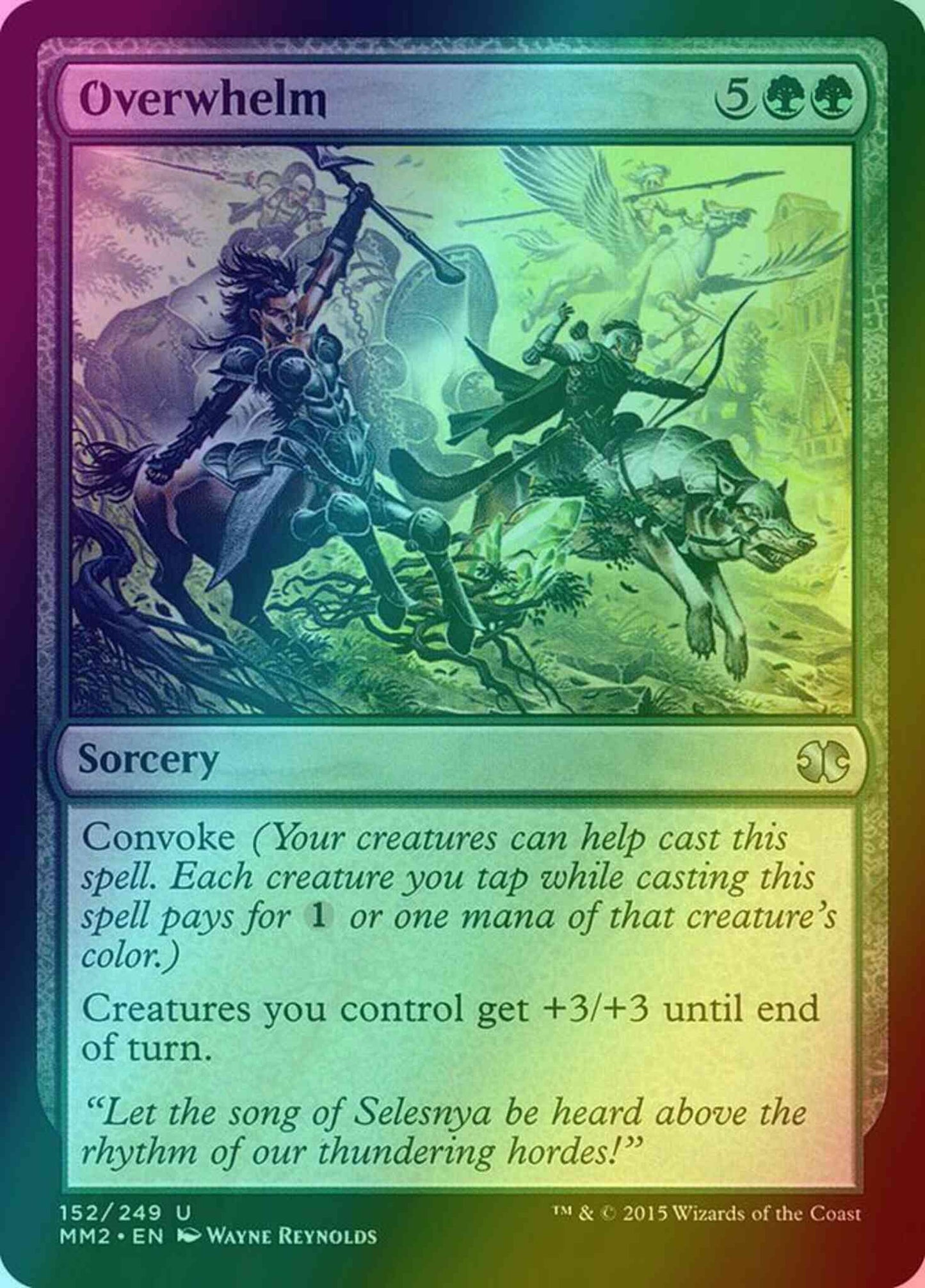 Overwhelm [152] [Modern Masters 2015] [Foil]
