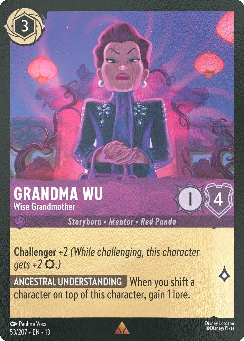 Grandma Wu - Wise Grandmother - 53/204 [Attack of the Vine!] [Cold Foil]