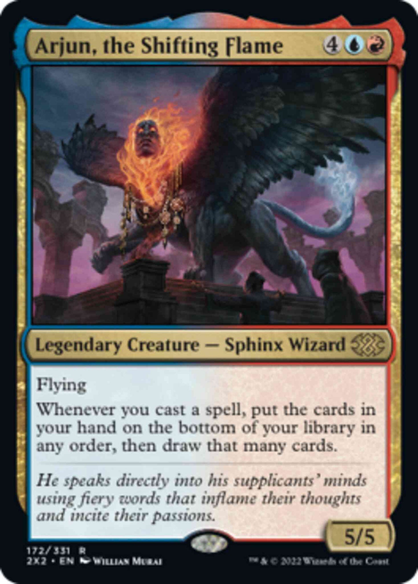 Arjun, the Shifting Flame [172] [Double Masters 2022] [Non-Foil]