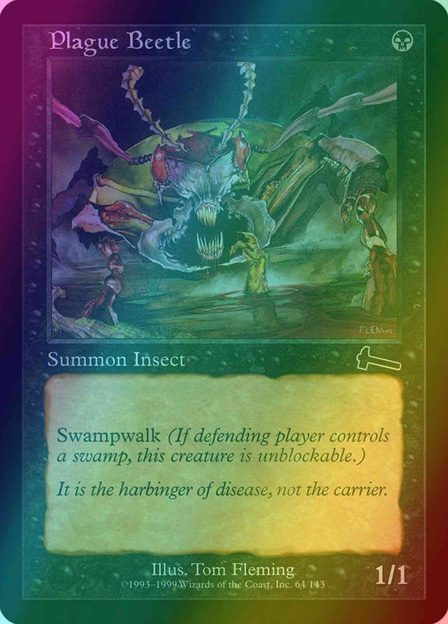 Plague Beetle [64] [Urza's Legacy] [Foil]