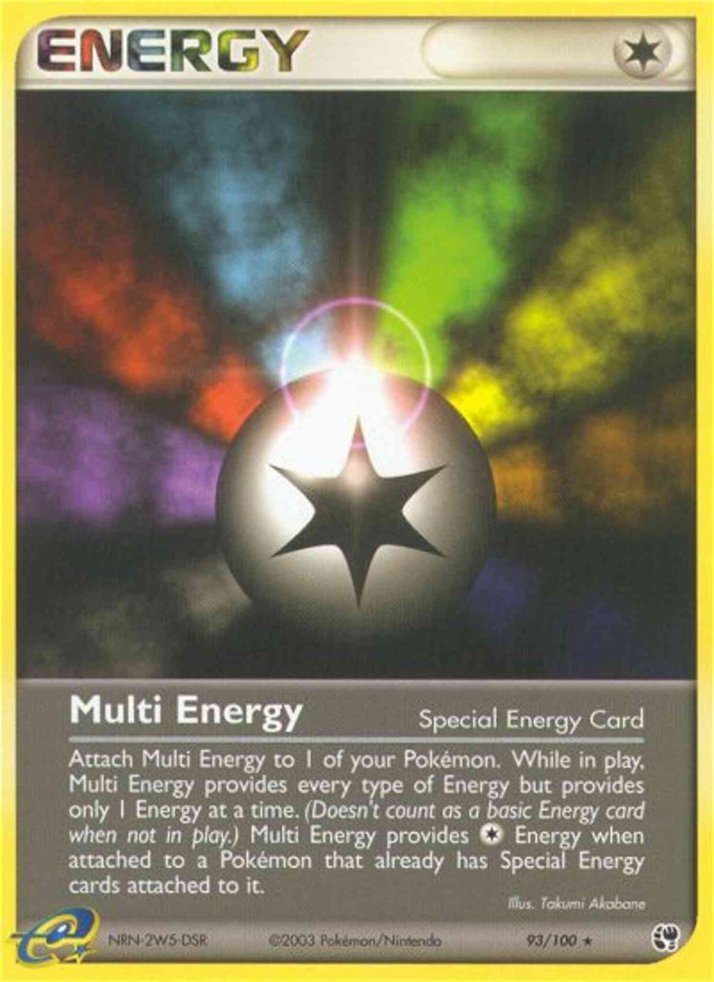 Multi Energy - 93/100 - Rare [ex2-93] [Reverse Holo]