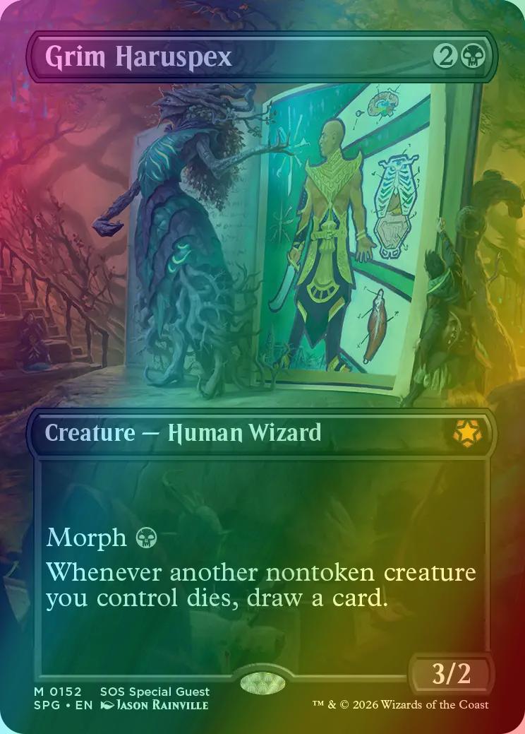 Grim Haruspex [152] [Borderless] [Special Guests] [Foil]