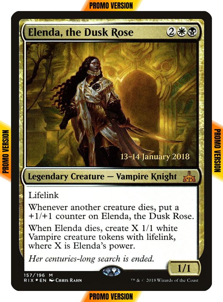 Elenda, the Dusk Rose [157s] [Rivals of Ixalan Promos] [Foil]