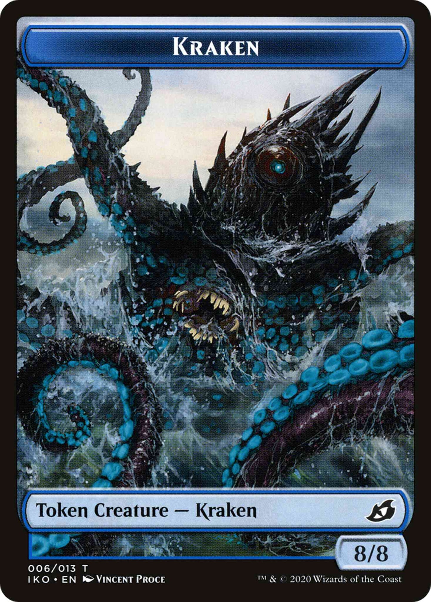 Kraken Token [06] [Ikoria Lair of Behemoths Tokens] [Non-Foil]