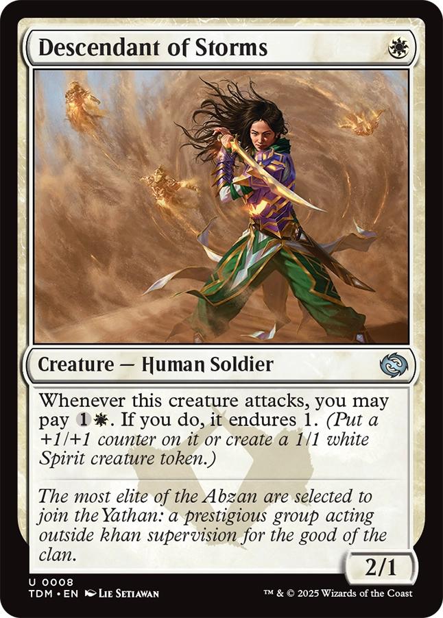 Descendant of Storms [8] [Tarkir: Dragonstorm] [Non-Foil]