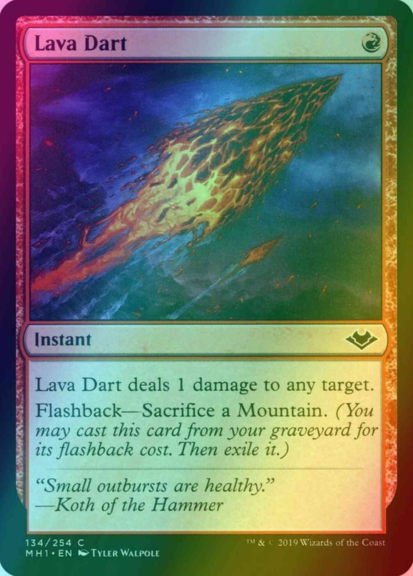 Lava Dart [134] [Modern Horizons] [Foil]