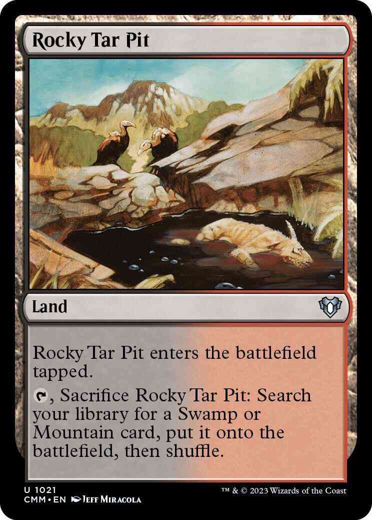 Rocky Tar Pit [1021] [Commander Masters] [Non-Foil]