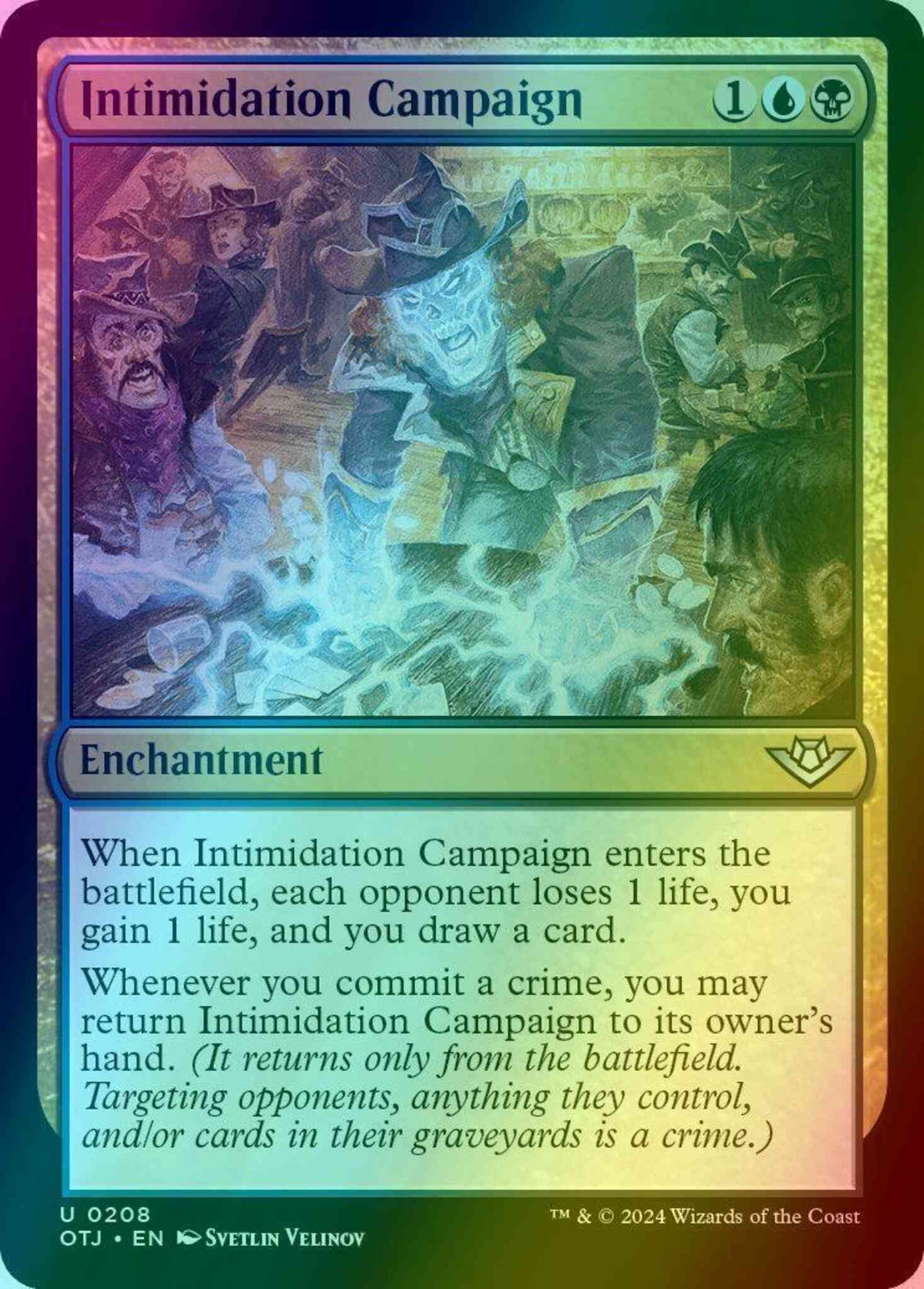 Intimidation Campaign [208] [Outlaws of Thunder Junction] [Foil]
