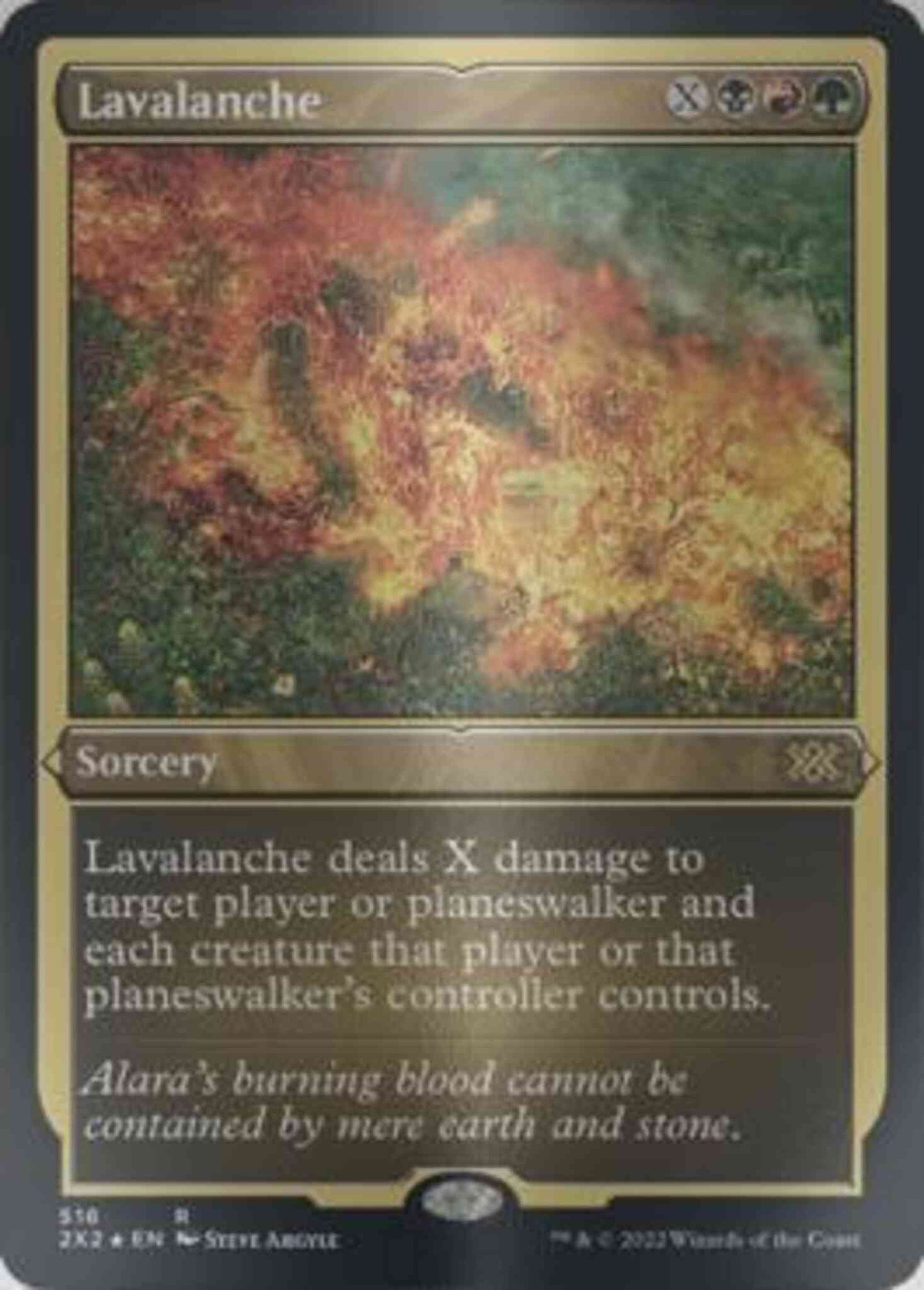 Lavalanche [516] [Double Masters 2022] [Etched Foil]