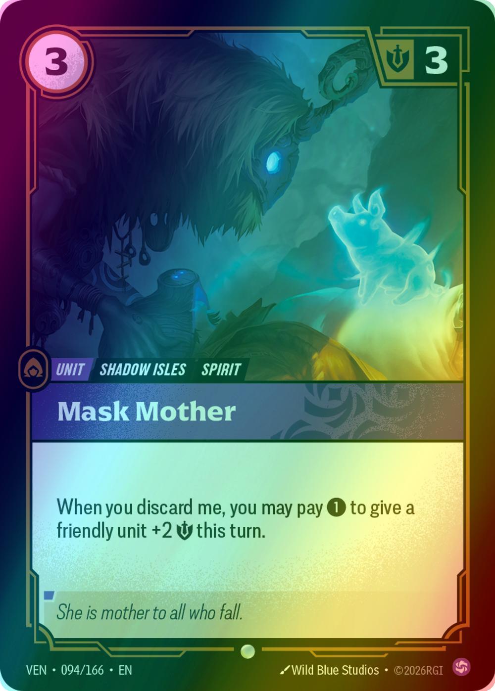 Mask Mother - 094/166 [Vendetta] [Foil]