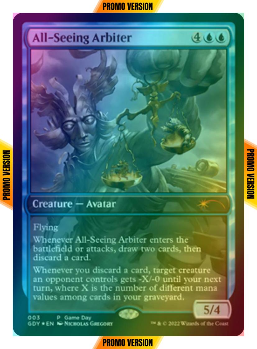 All-Seeing Arbiter [3] [Game Day Promos] [Foil]