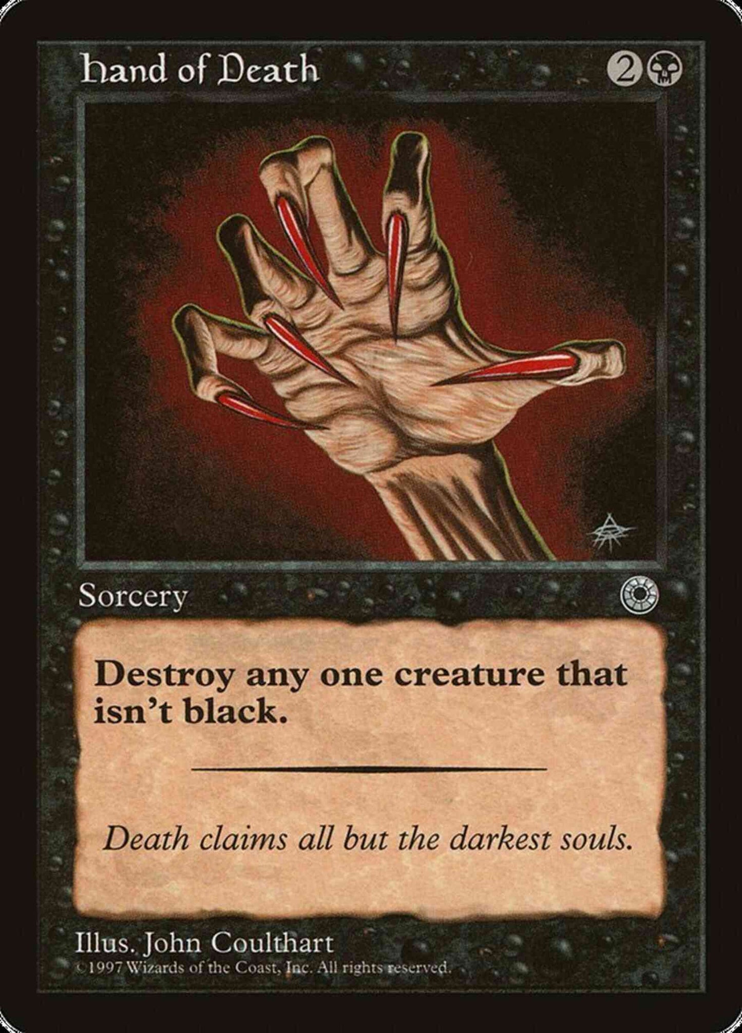 Hand of Death [96] [No Reminder Text] [Portal 1] [Non-Foil]