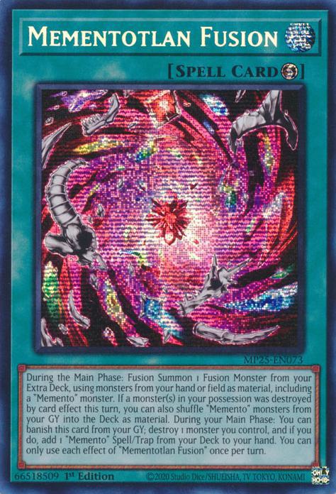 Mementotlan Fusion - MP25-EN073 - Prismatic Secret Rare - 1st Edition