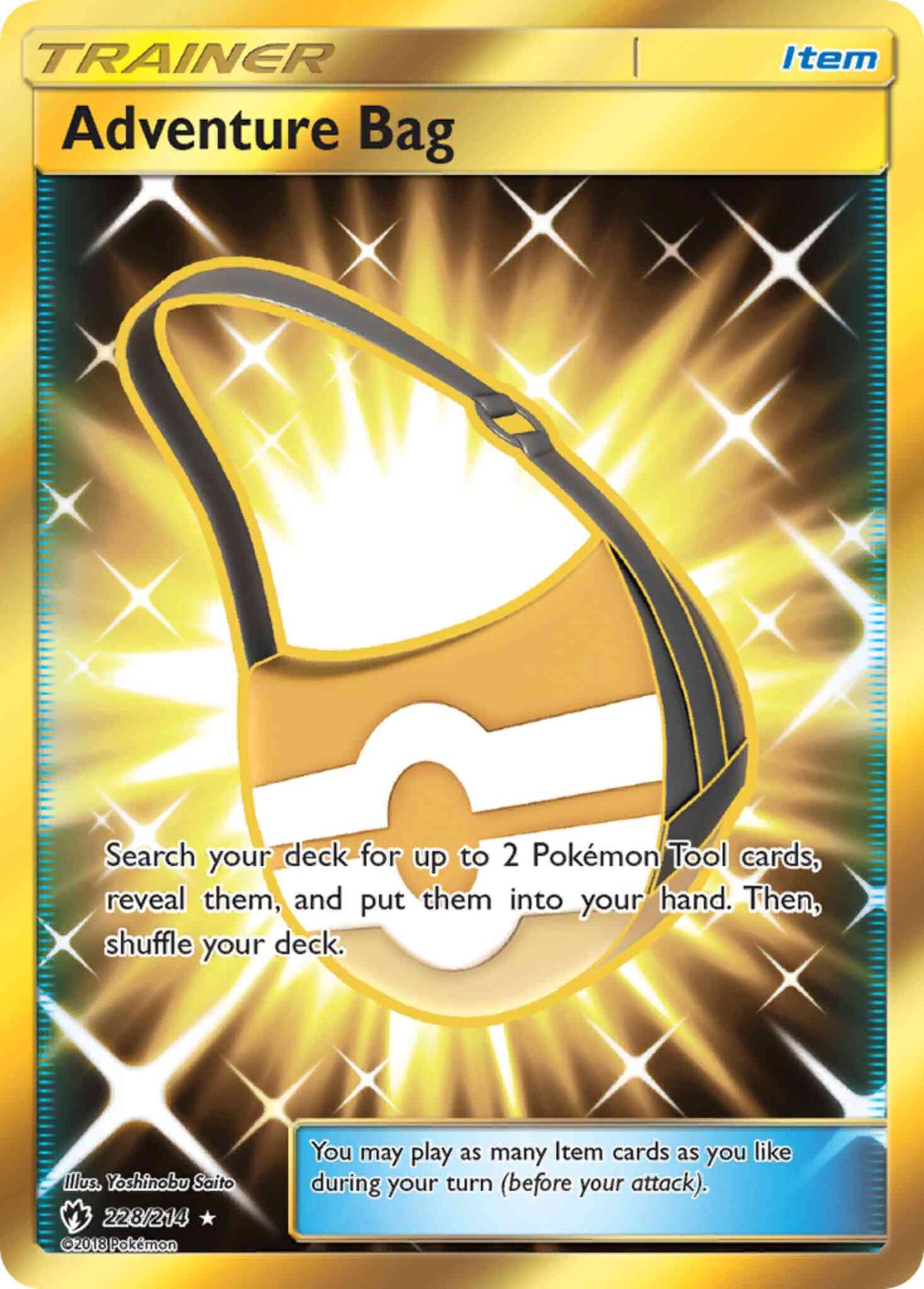 Adventure Bag - 228/214 - Rare Secret [sm8-228] [Secret]