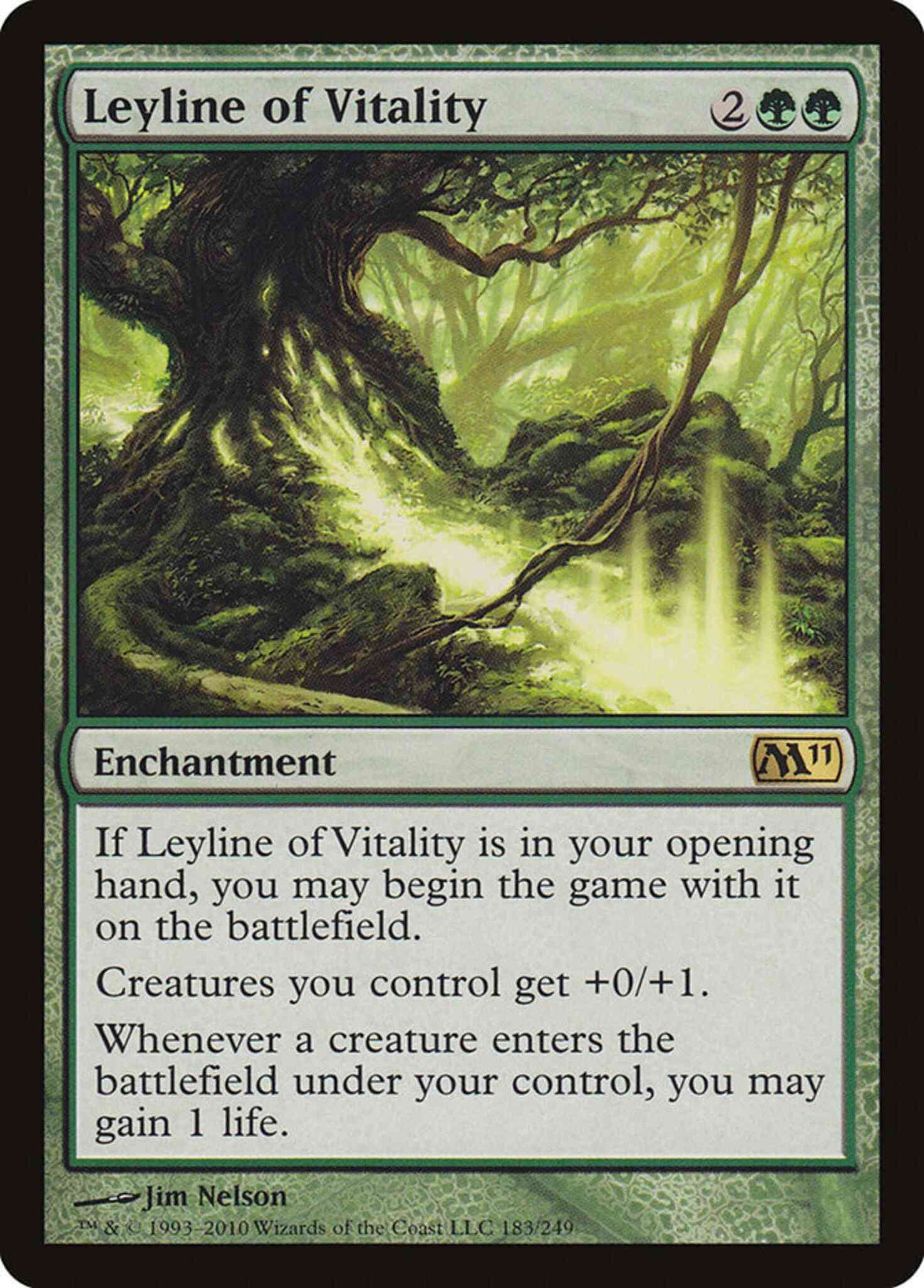 Leyline of Vitality [183] [Magic 2011] [Non-Foil]
